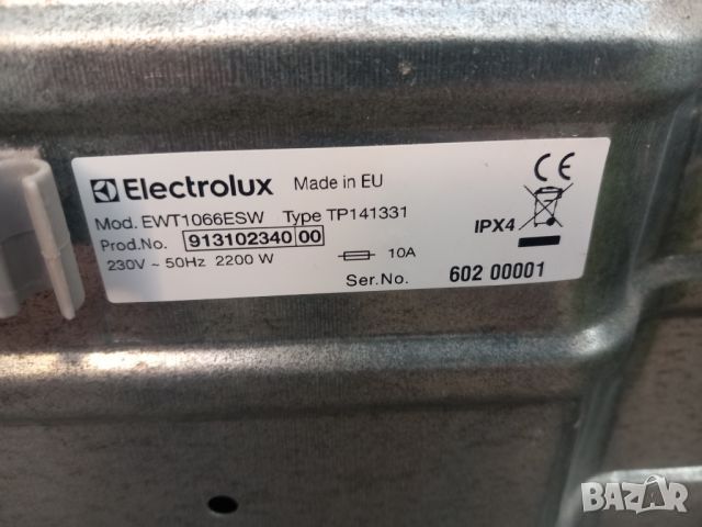 Продавам основна платка за пералня Elektrolux EWT 1066ESW , снимка 3 - Перални - 46325548