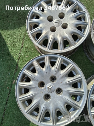 15цола за Пежо Ситроен 4×108 6.5J ×15 ет 25, снимка 3 - Гуми и джанти - 54238624