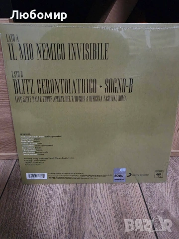 Silvestri Daniele Il Mio Nemico Invisibile Vinile Ep 10", снимка 4 - Грамофонни плочи - 53774481