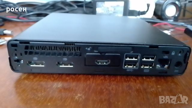 HP prodesk 600 G3 mini pc, i3 6100T, 8gb ram, ssd 250gb, hdmi, снимка 2 - За дома - 45717419