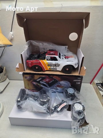 RC Количка MJX Hyper Go 14211 1/14 80KM/H Brushless RC Car 4WD - Нова, снимка 11 - Електрически играчки - 51881804
