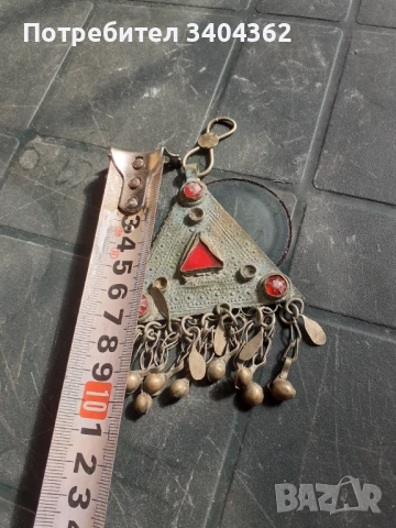 Стар накит - висулка със звънчета - носия, снимка 4 - Антикварни и старинни предмети - 50918695