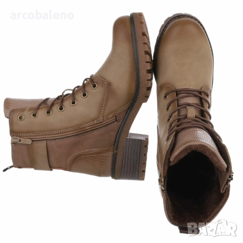 Дамски боти с връзки, 5цвята , снимка 9 - Дамски боти - 52262428