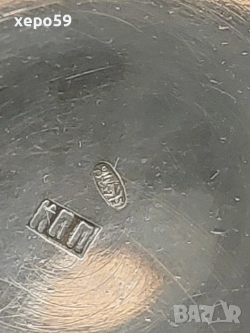 Царска Русия сребърен 84 подстакан с оригинална чаша-сребро 84, 750 €, снимка 5 - Чаши - 52825298