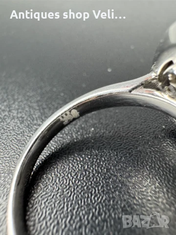 Сребърен пръстен с циркони №7094, снимка 5 - Пръстени - 50791986