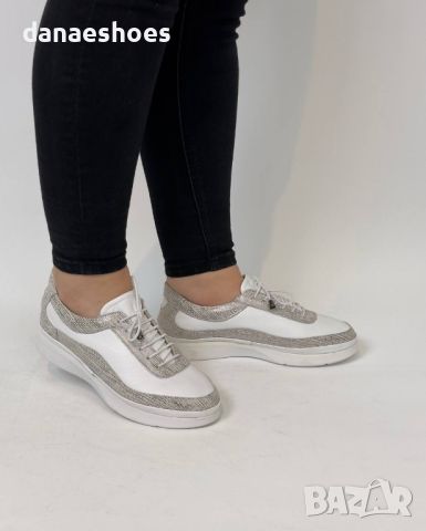 Дамски спортни обувки от естествена кожа , снимка 1 - Дамски ежедневни обувки - 41895475