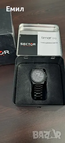 SECTOR | 960 CHRONOGRAPH BLACK STAINLESS STEEL | R3273628001

, снимка 1 - Мъжки - 49387620