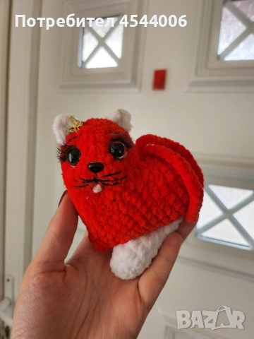 Черна котка ,плетена възглавница с цип и змийче  , снимка 14 - Плюшени играчки - 51230848