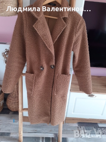 Палто в бежаво, снимка 5 - Палта, манта - 52961876