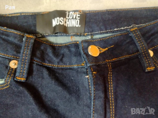 Дънки деним слим Love Moschino, снимка 4 - Дънки - 50705725