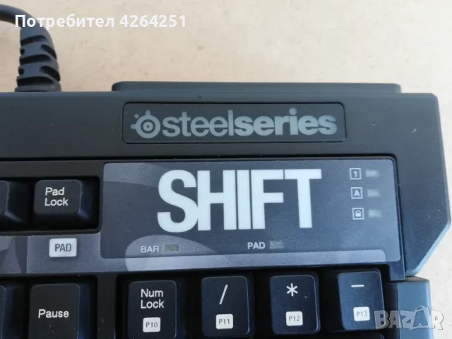 Клавиатура SteelSeries Shift 64100, снимка 3 - Клавиатури и мишки - 47602085