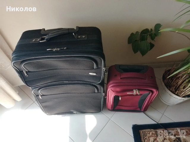 Куфари 2бр колелца "65/50/25см" 15€,"42/32/20см" "10€"!+Доставка!, снимка 6 - Куфари - 54099299