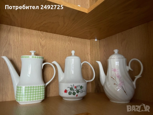 ✅чайници латиери сосиери захарници чинийки порцелан, снимка 13 - Други - 31358626