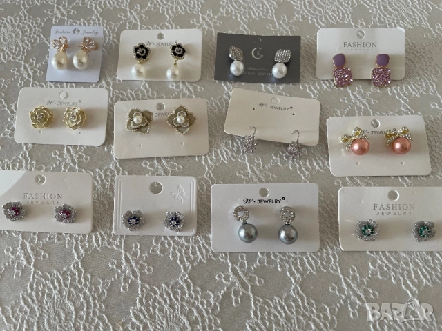 Нови обеци, колиета, пръстени, гривни на цена до 10 лв, снимка 3 - Обеци - 52060815