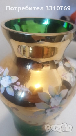 Прекрасни кристални вази Бохемия. , снимка 6 - Вази - 52547260