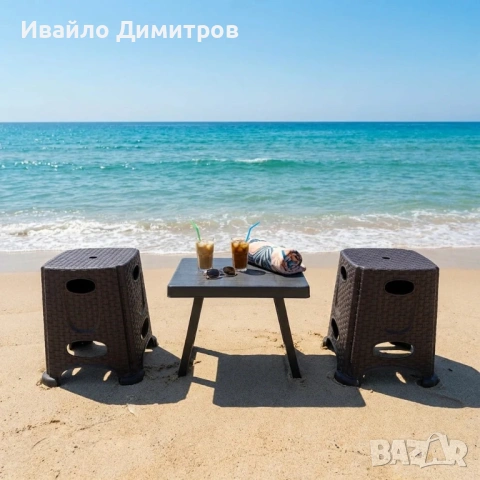 Verona Compact Set™ – Сгъваем комплект маса и столчета за градина, къмпинг и плаж