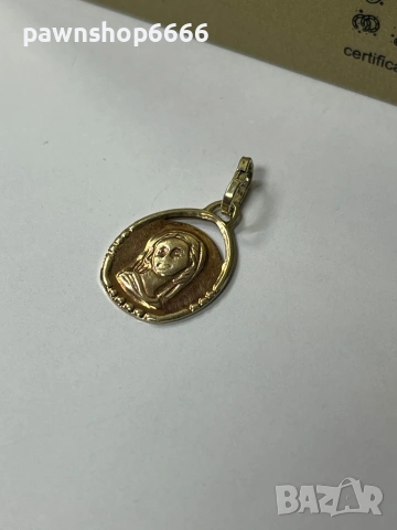 Златна висулка 14К , снимка 3 - Колиета, медальони, синджири - 53185781