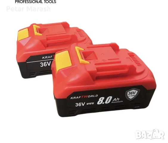 АКУМУЛАТОРЕН ГАЙКОВЕРТ KRAFTWORLD POWERSHARE 36V, снимка 8 - Други инструменти - 50357366