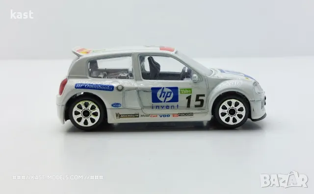 KAST-Models Умален модел на Renault Clio TROPHY Bburago 1/43, снимка 5 - Колекции - 47240894