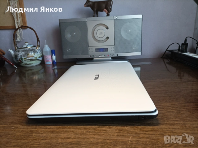 Снежнобял ASUS 17.3" | 4-ядрен Intel | 8GB RAM | 256GB SSD | НОВА Батерия, снимка 9 - Лаптопи за дома - 54118154