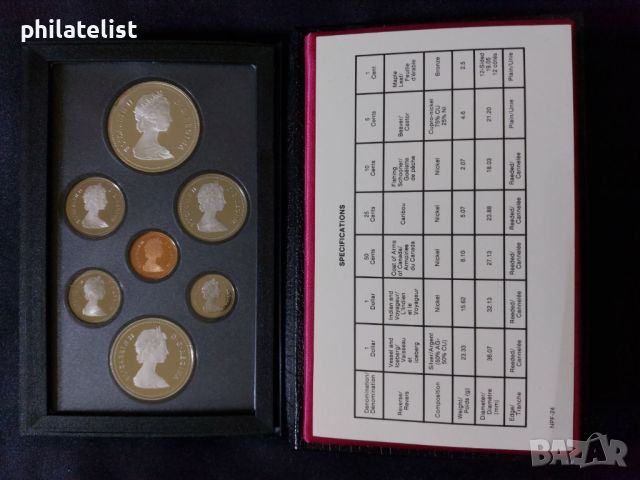 Канада 1987 – PROOF сет – комплектна серия , 7 монети, снимка 4 - Нумизматика и бонистика - 45541518