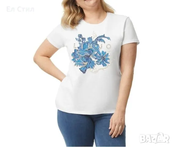 ⭐️#Дамски #тениски #памук
⭐️Цена 27.00лв.
⭐️Права кройка
⭐️Размери xs s m l xl xxl xxxl xxxxl xxxxxl, снимка 18 - Тениски - 49787848