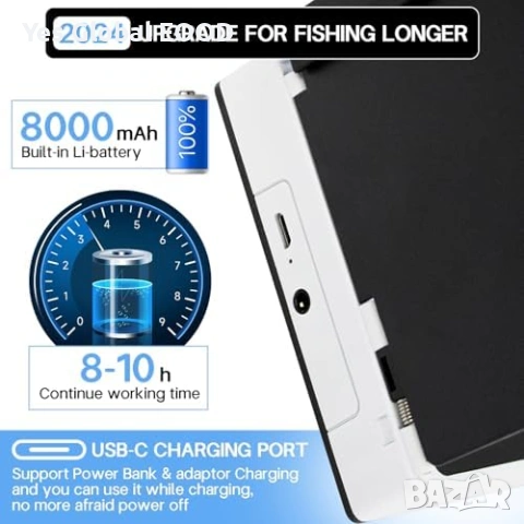 5" Fishfinder подводна камера IP67 200°, снимка 4 - Въдици - 53620689