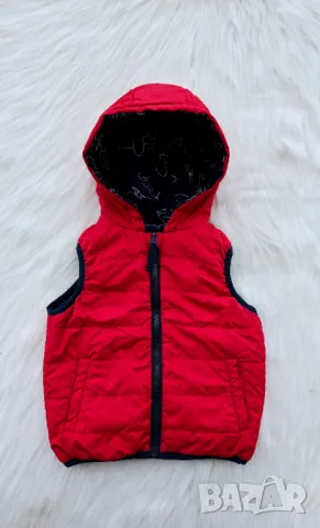 Детски елек с две лица 9-12 месеца, снимка 10 - Бебешки якета и елеци - 49702773