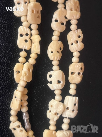 Гердан слонова кост, снимка 4 - Колиета, медальони, синджири - 53141526