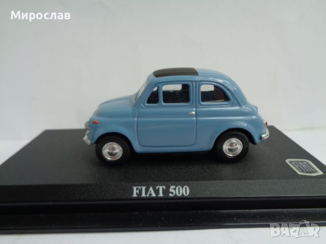 1:43 FIAT 500 КОЛИЧКА ИГРАЧКА МОДЕЛ, снимка 1 - Колекции - 45447697