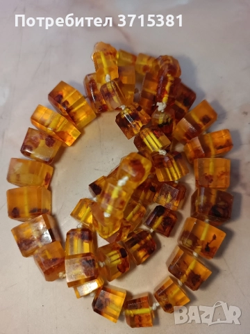 Кехлибарена огърлица, колие, снимка 8 - Колиета, медальони, синджири - 51945405