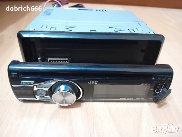 CD USB JVC радио за кола с флашка диск аукс KD-R411 4x50W, снимка 2 - Аксесоари и консумативи - 47388793