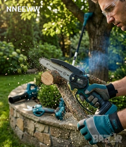 Акумулаторен Градински Комплект, Градински инструменти 5в1, снимка 3 - Градински инструменти - 53755336