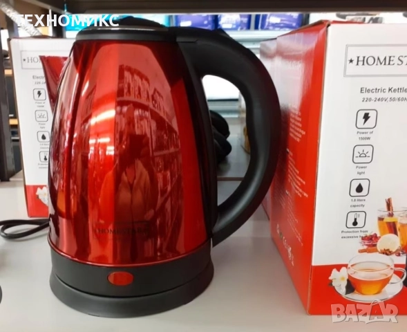 Електрическа кана, Homestar, HS-SSK1,8, 1500W, 1.8L, снимка 7 - Други стоки за дома - 52273382