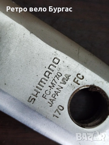 Курбел със средно движение за велосипед Shimano deore xt fc m 770, снимка 4 - Части за велосипеди - 53649160