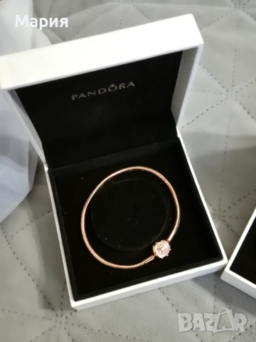 Оригинални гривни Pandora rose gold, снимка 7 - Гривни - 53891853