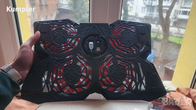 Охладител/стойка за лаптоп Trust GXT278, снимка 3 - Лаптоп аксесоари - 53512614