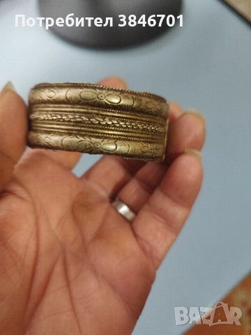 възрожденска гривна сачан , снимка 3 - Антикварни и старинни предмети - 52687577