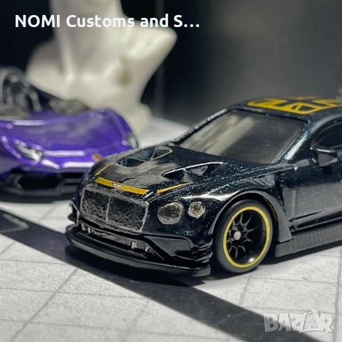 Custom Hot Wheels Bentley Continental GT3, снимка 2 - Коли, камиони, мотори, писти - 53048793