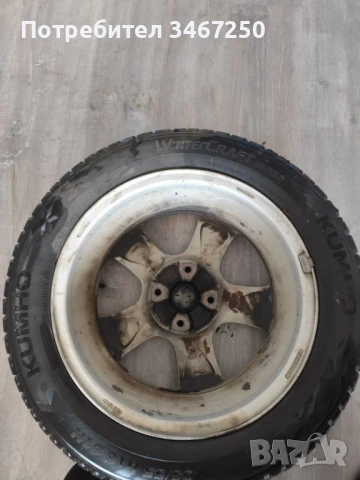 Гума с джанта 205/55 R16 \KUMHO  4x108, снимка 2 - Гуми и джанти - 51071596