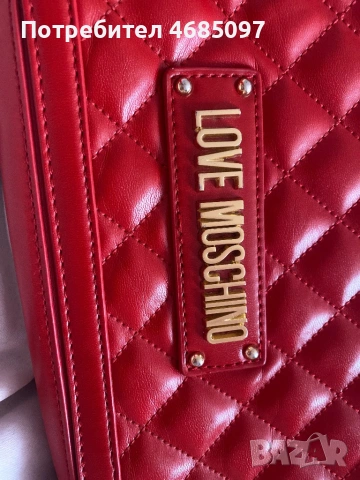 Оригинална чанта Love Moschino, снимка 9 - Чанти - 53152432