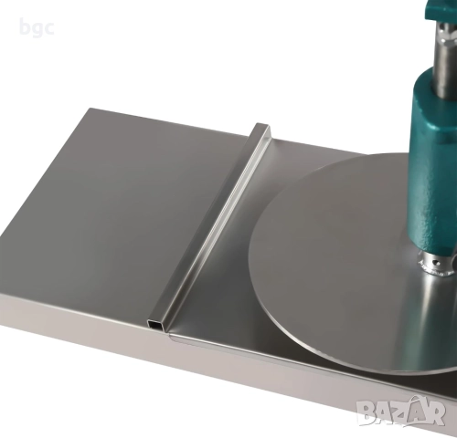 Инокс Ръчна Преса за тесто за пица, 24см, ръчно регулиране на дебелината, снимка 4 - Други инструменти - 51749885