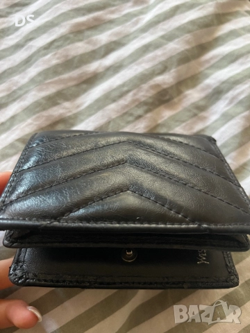 Портмоне естествена кожа ysl, снимка 3 - Портфейли, портмонета - 52430006