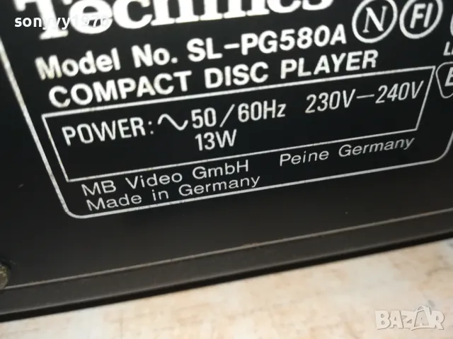 TECHNICS CD PLAYER-MADE IN GERMANY-ВНОС SWISS 0711241800, снимка 7 - Ресийвъри, усилватели, смесителни пултове - 47882200