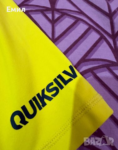 Тениска Quiksilver Wetsuit UV Rashguard, Размер L, снимка 2 - Тениски - 46218116