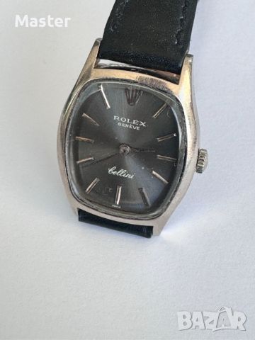 Златен 18к ROLEX Cellini механичен Дамски часовник сив циферблат, снимка 2 - Дамски - 46217352