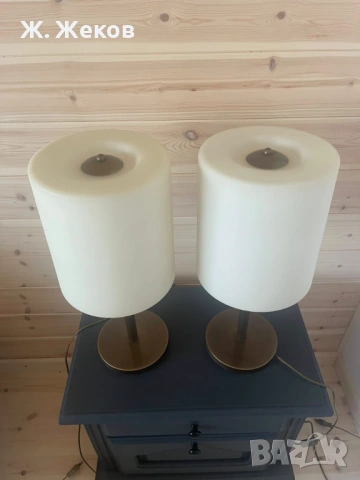 Две дизайнерски настолни лампи, снимка 5 - Настолни лампи - 53833196