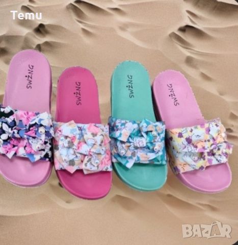Дамски плажни чехли с уникален цветен дизайн за весело и ярко лятно настроение, снимка 4 - Чехли - 45708734