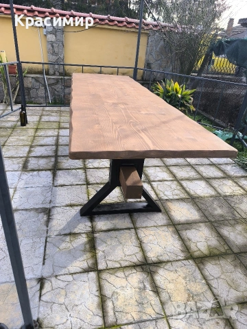 Дървени Трапезни Маси , снимка 3 - Маси - 52818163