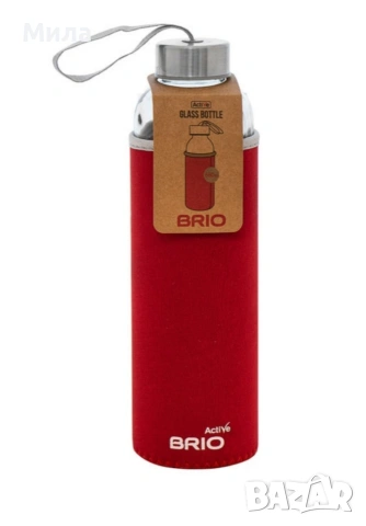 Стъклен бутилка с термокалъф